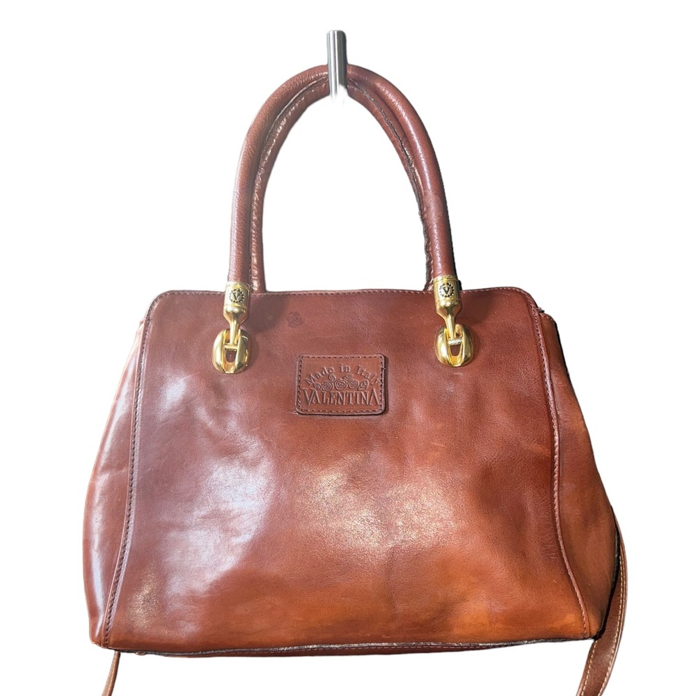 EUC Vintage Valentina Leather Satchel